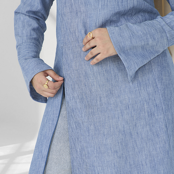 Blue Modern Tunic Dress