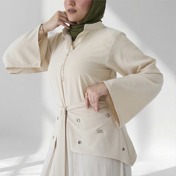 Beige Mada Dress
